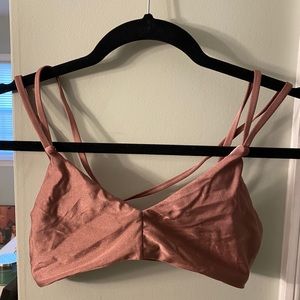 Maaji reversible shimmer bikini top